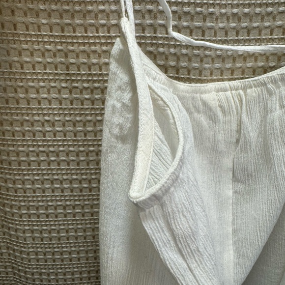 H&M White Ribbed Cami Top - Picture 6 of 9